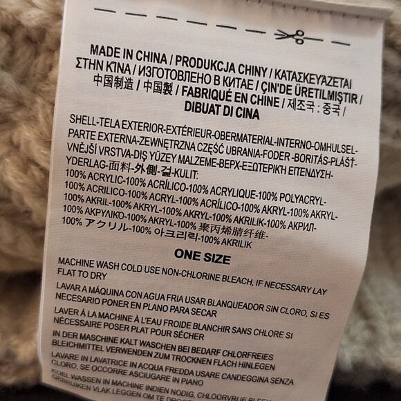 Vans Beanie UNISEX OSFM Cream Skateboarding Streetwear Athleisure Cozycore - Picture 7 of 7